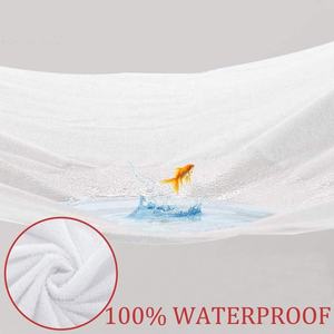 Pelindung kasur terry katun Super lembut, penutup kasur tahan air saku dalam termurah - Product Image 5