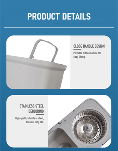 Thường xuyên sợi nhỏ gia cố xoay có thể tháo rời quay ướt lau khô để làm sạch sàn và thiết bị làm sạch nhà hàng - Product Image 5