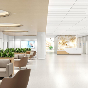 Canapé d'attente d'hôpital en cuir synthétique moderne et chaises confortables pour patients et visiteurs - Product Image 4