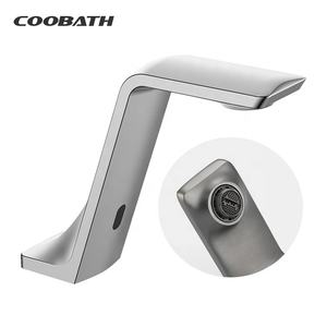 बाथरूम के लिए स्मार्ट आधुनिक पीतल वॉश बेसिन नल के लिए नल रहित स्वचालित अवरक्त सेंसर सिंक पानी का नल निर्मित अनुकूलन योग्य - Product Image 3