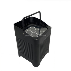 Không thấm nước không dây DMX ngoài trời 9*18W rgbwa UV 6in1 IP65 LED mệnh ánh sáng pin điện uplight 9x18W pin LED mệnh ánh sáng - Product Image 5