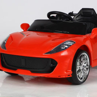 Voiture à pédales pour enfants avec télécommande parentale 12V