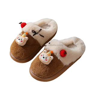 Chaussons d'hiver en coton chauds de haute qualité avec semelle en EVA naturelle, dessus en peluche, motif dessin animé mignon Mao Mao Tuo, neufs et de qualité supérieure - Product Image 6