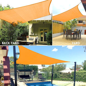 Vela de Sombra de Poliéster Impermeable Naranja de 3x5m para Privacidad, Tela de Vela de Sombra de 3x5m en Venta - Product Image 6