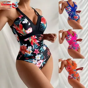 Swimwear Manufacture Latest Designer Bathing Suit Custom Women Swimwear Beachwear One Piece Swimsuit