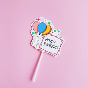 ของตกแต่งเค้กวันเด็ก รูปน้ำผึ้งและน้ำหวาน อะคริลิคสำหรับตกแต่งวันพ่อและงานวันเกิด - Product Image 2