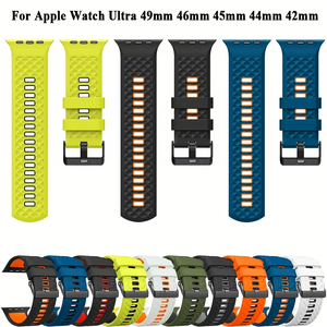 Correa de Reloj Deportiva de Silicona de Alta Calidad, Diseño de Bucle, <span class=keywords><strong>para</strong></span> <span class=keywords><strong>Apple</strong></span> Ultra 2/Ultra/10/9/8/7/6/5/4/3/Se 2/S, Más Vendida - Product Image 6