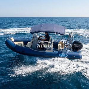 Bateau pneumatique semi-rigide Hedia CE 580 20 pieds à double coque en aluminium PVC/Hypalon avec table centrale - Product Image 4