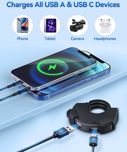 Motorrad-Lenker-Handy-Ladegerät, 30W Typ-C PD & 18W QC3.0 USB-Ladegerät, ATV Wasserdichte Dual-USB-Buchse für Handy, Tablet, GPS - Product Image 4