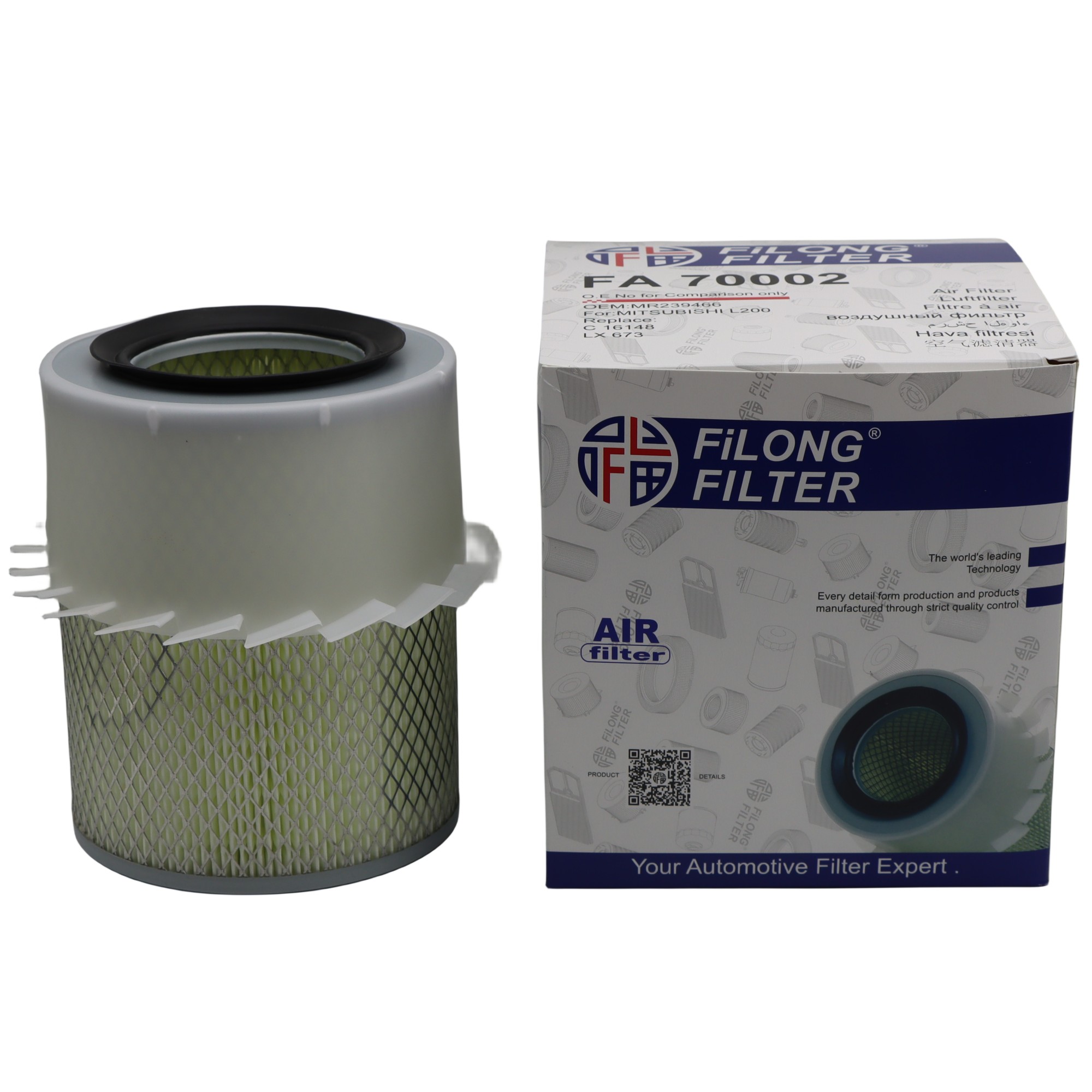 その他 megu USE for MITSUBISHI STORM AIR FILTER MD620563 MR239466 C16148