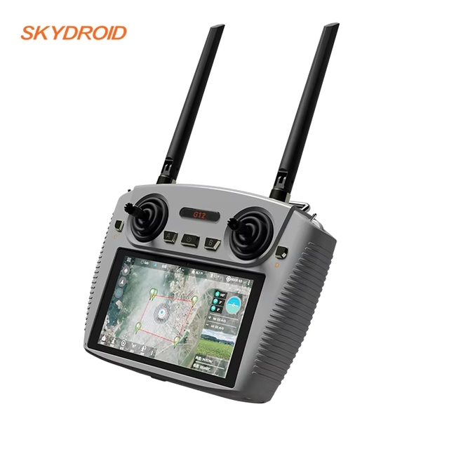 Skydroid G12 2.4GHz/5.8GHz Dual Band Remote Control 5.5-inch 1080P HD Display 20KM Digital Transmission Plastic Android 13