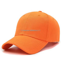 Gorra de Béisbol de 6 Paneles, 100% Algodón, Lisa, de Alta Calidad, al por Mayor, con Logotipo Bordado Personalizado