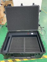 Elektronik 12 Bays Tablet PC arabası şarj arabası kabine pil şarj kabini