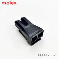 Kabel Molex 444412002 Hitam Asli 7.5 mm Crimp Female Tahan Air 2 Pin Housing