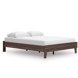 โครงเตียงไม้เนื้อแข็งแบบมินิมอล สีเข้ม แข็งแรง ทนทาน ปรับระดับได้ แกะสลักด้วยมือ ประหยัดพื้นที่  ปรับแต่งสีได้ สำหรับห้องนั่งเล่น - Product Image 1