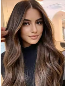 Perruque complète en <span class=keywords><strong>cheveux</strong></span> humains européens bruts de qualité supérieure, avec dentelle HD, brun foncé, invisible et confortable, perruque juive pour femmes - Product Image 1