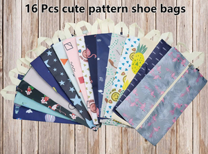 Borse Porta Scarpe Pieghevoli in Nylon Personalizzabili Greatbags, Riutilizzabili, Impermeabili, Portatili con Cerniera e Manico per Uomo e Donna - Product Image 6