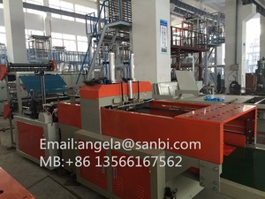 Machine <span class=keywords><strong>de</strong></span> découpe et <span class=keywords><strong>de</strong></span> scellage <span class=keywords><strong>de</strong></span> plastique biodégradable pour sacs <span class=keywords><strong>de</strong></span> scellage et sacs à ordures - Product Image 3