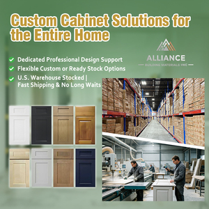 Mueble de Baño Moderno Personalizado |   Gabinete de almacenamiento para baño para proyectos de apartamentos |   Muebles de baño americanos para contratistas - Product Image 5