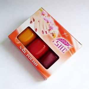 Fabricante de Cajas de Esmalte de Uñas con Recubrimiento UV Personalizado, Empaque de Exhibición de Cartulina Blanca Brillante para Productos Cosméticos - Product Image 2