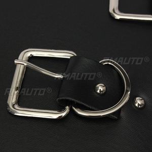Une paire de sacoches universelles en cuir PU pour moto, sacoches de selle, sacoches pour Harley, imperméables - Product Image 5
