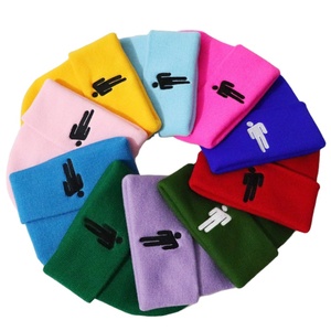 <span class=keywords><strong>2021</strong></span> nueva moda Billie Eilish sombrero bordado otoño y invierno Unisex esposado acrílico Beanie - Product Image 1