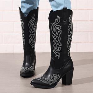 Stivali da Donna Autunno-Inverno con Tacco, Vendita Diretta dalla Fabbrica, Stivali di Design per Donne - Product Image 6