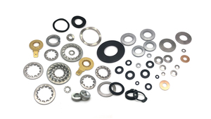 Khóa máy giặt trong thép hợp kim 410 cấp vật liệu thép không gỉ kẽm mạ nhúng nóng mạ kẽm xoắn ốc chia khóa máy giặt - Product Image 4