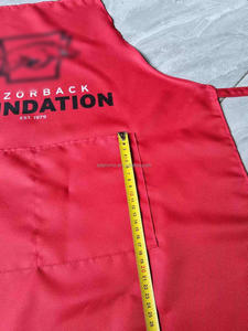 Tablier de coiffeur avec logo personnalisé Tablier de coiffeur en tissu imperméable pour salon de coiffure Vêtements de travail tablier de travail anti-taches résistant à l'huile à la mode - Product Image 3