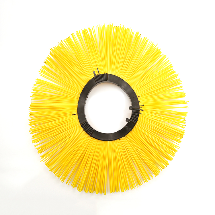 Plastic Road Sweeping Brush Environmentally Friendly For Bobcat Machine