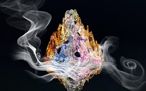 Quemador de <span class=keywords><strong>Incienso</strong></span>, Decoración para <span class=keywords><strong>el</strong></span> Hogar, Quemador de <span class=keywords><strong>Incienso</strong></span> de Cristal y Vidrio Hecho a Medida, Base de Cobre, Horno Boshan - Product Image 6