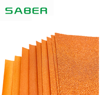 Disque abrasif en céramique Saber 6 pouces à motifs multi-trous orange pour ponçage et polissage de voitures et de meubles, livraison directe
