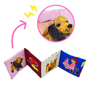Livre en tissu pliable souple avec <span class=keywords><strong>papier</strong></span> froissé et impression colorée pour l'apprentissage des enfants, livré avec boîte en <span class=keywords><strong>papier</strong></span> et impression personnalisée - Product Image 5