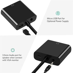HD 1080P HDTV в <span class=keywords><strong>VGA</strong></span> конвертер HDTV кабель с аудиосистемой HDTV переходник для <span class=keywords><strong>VGA</strong></span> Женский адаптер для PS4 TV Box xbox TV ноутбук - Product Image 3