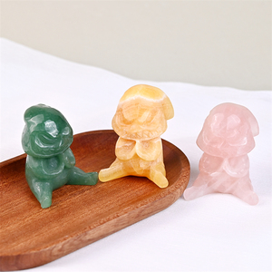 <span class=keywords><strong>Prix</strong></span> de gros Sculpture sur pierre de guérison en cristal Carfts Ghost pour la décoration de la maison - Product Image 4