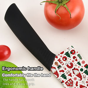 Ensemble de couteaux de cuisine à vendre, porte-couteaux, couteaux de chef tranchants, lames en céramique, manches en plastique, écologiques, vente en gros, livraison rapide - Product Image 4