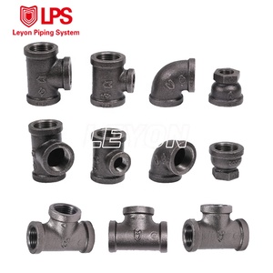 Système de protection incendie, raccords en fer noir, système de sprinkler FM UL, système d'extinction d'incendie, raccords de tuyauterie de sécurité, fer malléable - Product Image 2