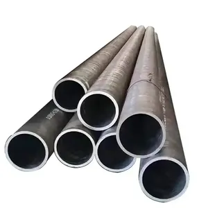 Tubo de caldeira ASTM A36 Schedule 40 20 # St37 20MnG 25MnG Q235 Q355 de alta qualidade tubo de aço carbono sem costura