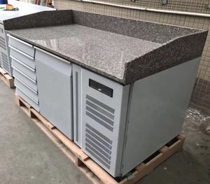 Tavolo per <span class=keywords><strong>Pizza</strong></span> frigorifero/piano in marmo contatori per <span class=keywords><strong>Pizza</strong></span> frigorifero con cassetti - Product Image 6