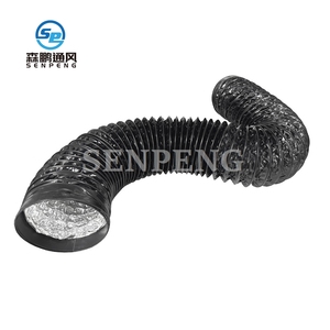 Hvac phụ tùng xoắn ốc loại PVC nhôm ống thông gió ống dẫn không khí - Product Image 4