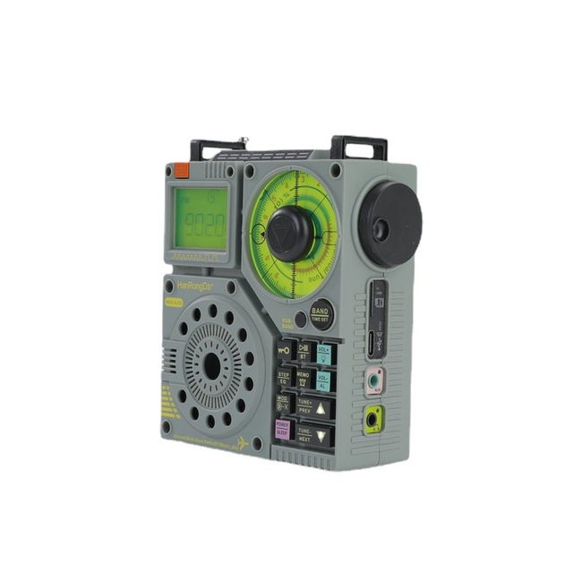 Multifunctional AIR Radio FM AM WB Shortwave VHF Receiver with NOAA Alerts BT Speaker Rechargeable Retro Digital Radios