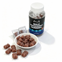 Gummies bien-être pour hommes OEM d'usine, supplément à base de plantes, soutien énergétique masculin, emballage personnalisé