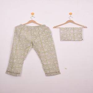 Ensemble de pyjama imprimé floral uni - Vêtements de nuit en coton artisanal, pyjama d'été bohème pour femmes et vêtements de détente, cadeau - Product Image 5