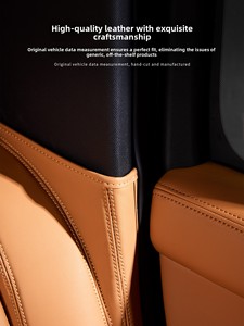 Pour Chery ICAR V27 : Accessoires de modification – Protections latérales et anti-chocs en cuir pour les sièges arrière et les montants C - Product Image 4