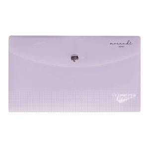 Enveloppes en plastique PP A6/DL, couleur Morandi, pochette à bouton pression, logo personnalisé, matériau papier, dossiers fins pour documents avec étiquette - Product Image 4