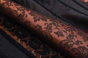 Corsetti e Bustini in Stile Vittoriano Retrò <span class=keywords><strong>con</strong></span> <span class=keywords><strong>Maniche</strong></span> Lunghe a Sbuffo, <span class=keywords><strong>Corsetto</strong></span> Gotico Taglie Forti per Donne, Abbigliamento Steampunk - Product Image 5