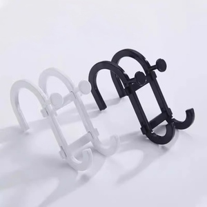 Support mural universel multifonctionnel et durable <span class=keywords><strong>pour</strong></span> salle de bain, avec crochet et support <span class=keywords><strong>pour</strong></span> téléphone portable, sans perforation - Product Image 1