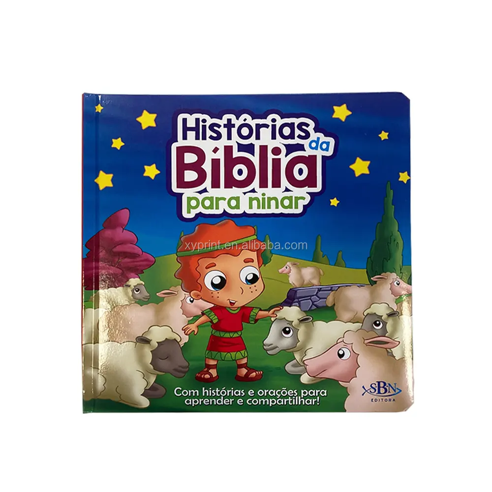 男の子と女の子のためのハードカバーバイブルベルクリスチャン児童書バイブルストーリーブックボード本