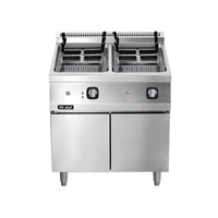 Équipement de restauration commerciale, série 750, cuiseur à pâtes électrique à grande capacité 35L, à cuve simple ou double, avec base en armoire