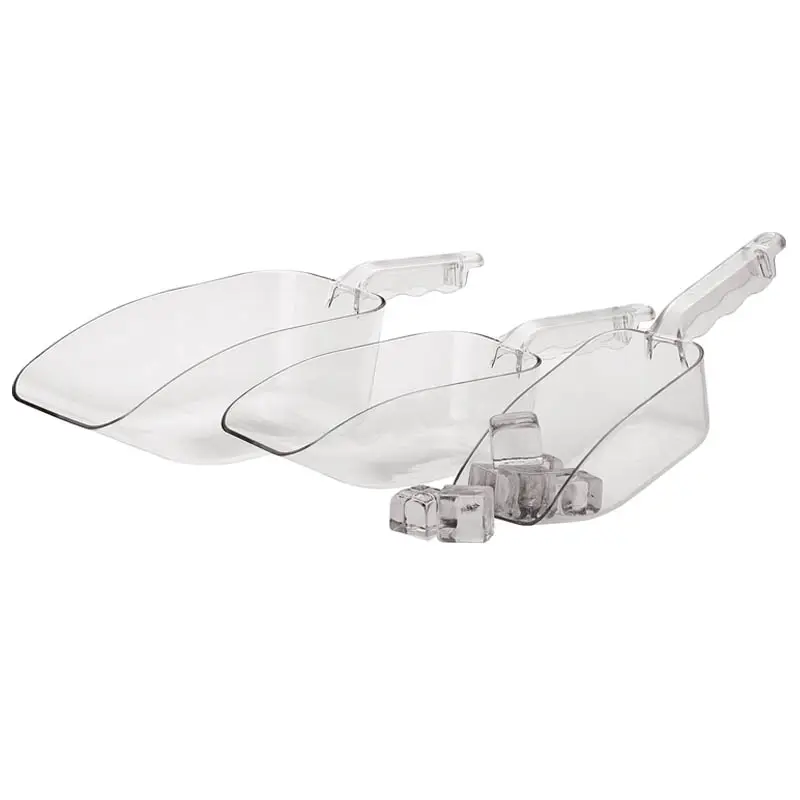 Cuillère à glace en plastique incassable, en plastique Transparent 20oz cuillère de cuisine en plastique cuillères à mesurer en plastique